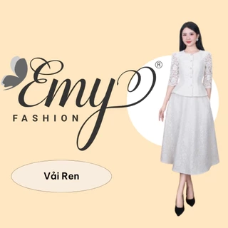 Váy Thiết Kế EMY Thời Trang Cao Cấp V2085 Vải Ren Thun Sang Chảnh Đi Tiệc