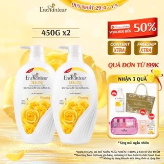 Combo 2 Sữa tắm nước hoa dưỡng da Enchanteur Charming (450g x 2)