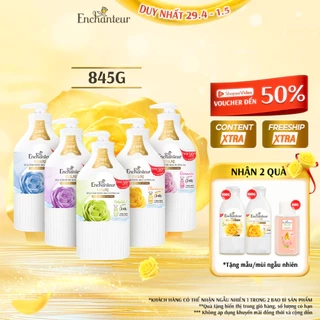 Sữa tắm hương nước hoa Pháp Enchanteur Deluxe 845g - Mềm mịn như lụa Lưu hương 24H