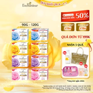 Xà bông cục Enchanteur hương nước hoa 90g / 120g (4 mùi hương)