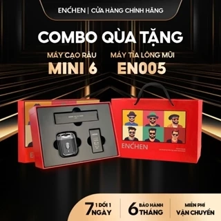 Combo quà tặng máy cạo râu Enchen K8 & máy tỉa lông mũi EN005