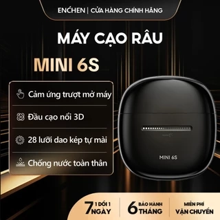 Máy cạo râu Enchen Mini 6s, đầu cạo nổi 28 lưỡi dao kép tự mài, chống nước toàn thân - BH 6 tháng