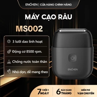 Máy cạo râu Enchen Mini MS002 lưỡi dao linh hoạt, động cơ mạnh mẽ chống nước toàn thân - BH 6 tháng