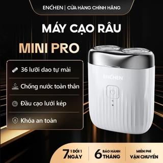 Máy cạo râu Enchen Mini Pro - chống nước - lưỡi dao tự mài - lưới kép linh hoạt - BH 6 tháng