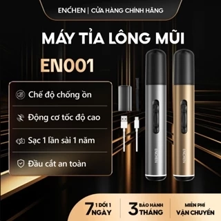 Máy tỉa lông mũi Enchen EN001 sạc pin Type-C đầu cạo tròn ẩn tháo rời, động cơ mạnh mẽ giảm ồn