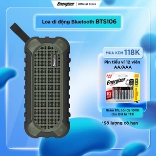 Loa Bluetooth 5.0 Kiêm Sạc Dự Phòng Energizer BTS106 - Hàng Chính Hãng, Bảo Hành 2 Năm 1 Đổi 1