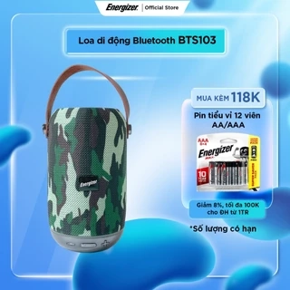 Loa Bluetooth Kiêm Sạc Dự Phòng Energizer BTS103 - 10W - Hàng Chính Hãng, Bảo Hành 2 Năm 1 Đổi 1