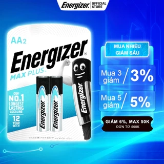 Pin Energizer AAA/AA max plus - Vỉ 2 viên - Hàng chính hãng