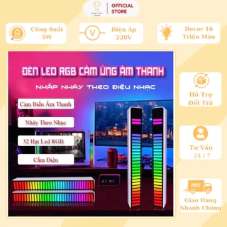Đèn LED RGB Energy Green Lighting SF06 Nháy Theo Nhạc - Decor 16 Triệu Màu Cảm Ứng Âm Thanh