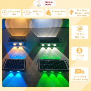 Đèn Tường Energy Green Lighting 2 Đầu Chiếu Sáng - MT-121 - Sử Dụng Năng Lượng Mặt Trời - BH 1 Năm