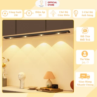 Thanh Led Dán Tủ Energy Green Lighting Cảm Biến L1601 - (20-30-40cm) - Dán Tường - Hầm Cầu Thang
