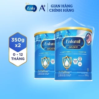 Bộ 2 lon sản phẩm dinh dưỡng công thức Enfamil Enspire 1 - 350G dành cho trẻ từ 0-12 tháng