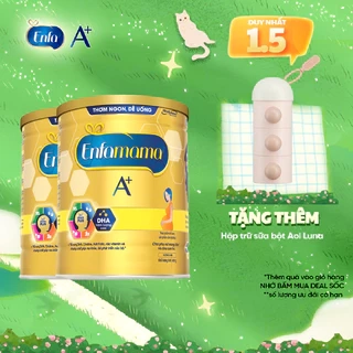 Bộ 2 sữa Bầu Enfamama A+ - Hương Vanila 400g/lon