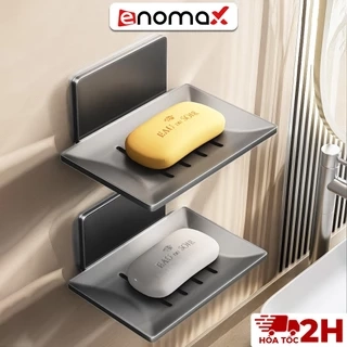 Kệ đựng bánh xà phòng Enomax nhà tắm gọn gàng, tiện lợi, chất liệu Nhôm Hàng Không, chống gỉ sét, chống ăn mòn (Eno 0173