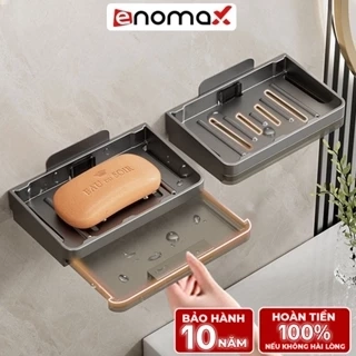 Khay để xà phòng Enomax dán tường đa năng, chất liệu nhôm hàng không chống gỉ sét, bảo hành 10 năm (Eno 0180)