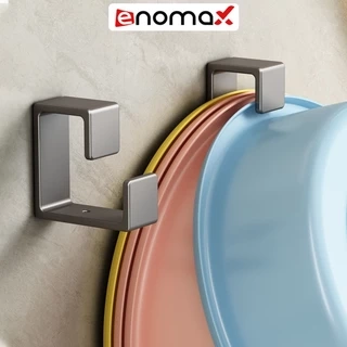 Móc treo chậu dán tường Enomax, chịu lực tốt, chất liệu nhôm hàng không, chống gỉ sét - bảo hành 10 năm (Eno 0118)