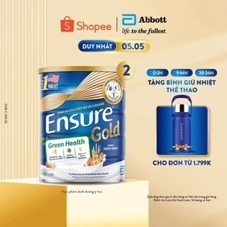 Combo 2 Lon Sữa bột Ensure Gold Abbott hương vani 800g/ 850g