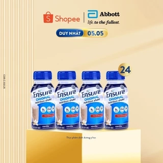 Thùng 24 chai Sữa nước Ensure Abbott 237ml/chai