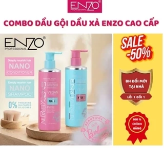 Dầu gội dầu xả enzo biotin collagen chống rụng tóc,phục hồi tóc hư tổn, kích thích mọc tóc nuôi dưỡng tóc chắc khỏe