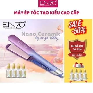 Máy ép tóc duỗi tóc đa năng ENZO 3116 với công nghệ ion âm không gây hư tổn giúp tóc bóng mượt