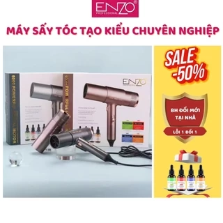 Máy sấy tóc cao cấp ENZO 8003, với công nghệ ION âm cho mái tóc bóng mượt tự nhiên BH 5 Năm