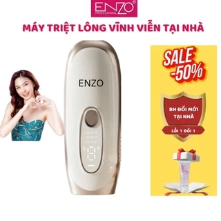 Máy triệt lông lạnh IPL Sapphire Cooling ENZO triệt lông vĩnh viễn tại nhà,9 cấp độ,công nghệ triệt lạnh an toàn cho da