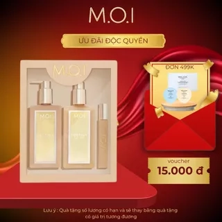 Combo hộp quà Sữa tắm 250ml và Dưỡng thể 250ml hương nước hoa M.O.I Limited Edition Destiny