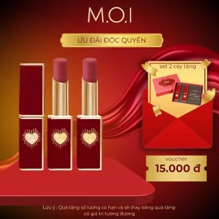 Son lì QUEEN OF ROSE MOI COSMETICS bản giưới hạn 3g