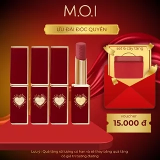 Son môi lì cao cấp Queen Of Rose MOI Cosmetics 2.7gr