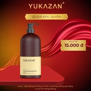 Sữa Tắm Cấp Ẩm, Dưỡng Sáng Da Yukazan Hương Nước Hoa Fresh Bouquet 1000ml