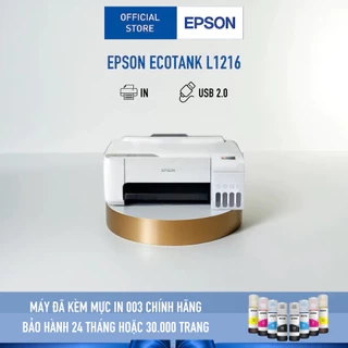 Máy In Phun Màu Đơn Năng Epson EcoTank L121 (Bao Gồm Bộ Mực Chính Hãng Đi Kèm)