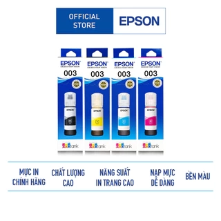 Mực In Chính Hãng Epson 003 Cho Máy L1110/L3110/L3150/L5190/L1216/l1210/L3216/L3210/L3250/L3256/L3550/L5290/L5296/L5590