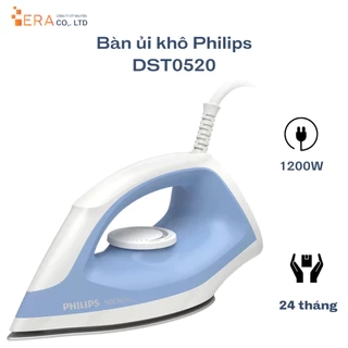 Bàn ủi khô Philips DST0520 1200W - Hàng chính hãng