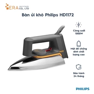Bàn ủi Philips HD1172 (Xám bạc) - Hàng chính hãng