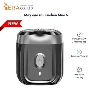 Máy cạo râu Enchen Mini 6 lưỡi dao kép mỏng, chống nước IPX7 - Hàng chính hãng