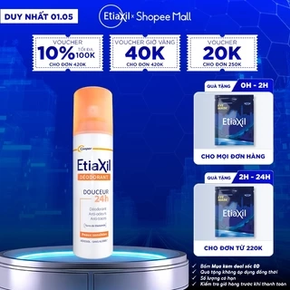 Xịt Khử Mùi Và Ngăn Mồ Hôi Dịu Nhẹ Cho Da Nhạy Cảm 48h Etiaxil 150ml