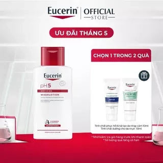 Sữa tắm cho da cơ thể nhạy cảm Eucerin pH5 Sensitive Skin Washlotion 200ml