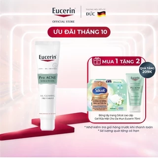 Gel Giúp Giảm Mụn & Nhờn Eucerin Pro Acne A.I. Clearing Treatment 40ml