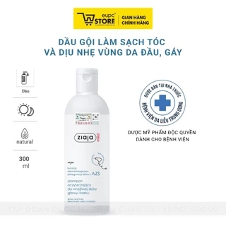 Dầu Gội Làm Sạch Tóc Và Dịu Nhẹ Vùng Da Đầu, Gáy Ziaja Med 300ml An Toàn Cho Da Nhạy Cảm Và Trẻ Nhỏ EUPC STORE
