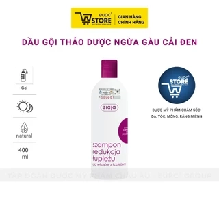 Dầu Gội Thảo Dược Giảm Gàu Cải Đen Ziaja 400ml Làm Sạch, Ngăn Gàu Quay Trở Lại EUPC STORE