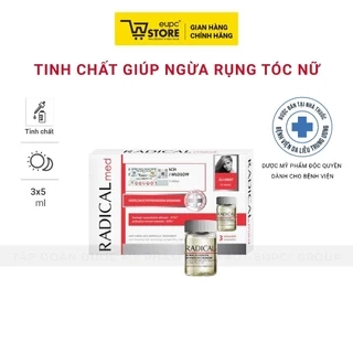 Tinh Chất Giúp Giảm Rụng Tóc Nữ Radical Med 3x5ml Dưỡng Ẩm, Cung Cấp Dưỡng Chất Cho Da Đầu EUPC STORE