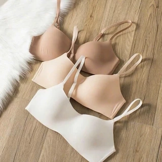 Áo Lót Nữ Không Gọng Chất Su Đúc Cup Ngang, Đệm Mỏng 1cm Không Viền Co Giãn 4 chiều