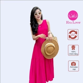 Váy sát nách dáng dài kiểu maxi 3 tầng chất đũi mềm mát  thấm hút mồ hôi Evalover