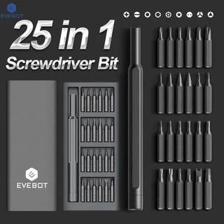 EVEBOT 24in1 Bộ tua vít từ tính, có thể sửa chữa máy tính/PC/iPad/điện thoại di động/kính, v.v., dụng cụ sửa chữa đa chức năng