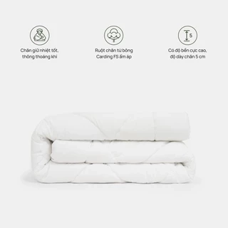 Ruột chăn truyền thống Original Low Everon (Dày 3.5cm) siêu ấm, nhiều kích thước (OL)