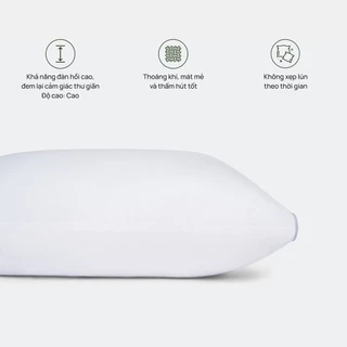Ruột gối nằm Original High Everon 45x65cm Độ cao 15cm, Độ mềm trung bình(ERG4565OH)