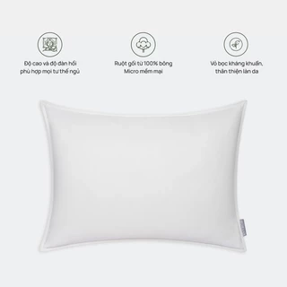 Ruột gối siêu êm Everon Micro ( bông Micro cao cấp), (Độ cao: 20cm, siêu mềm)