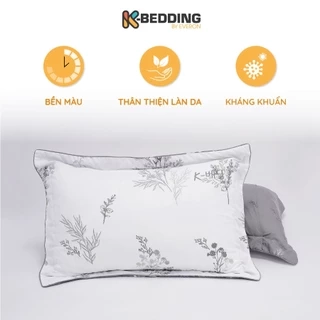 Vỏ gối nằm K-Bedding by Everon KMP chất vải Microfiber kích thước 35x50cm và 40x60cm (1 cái)