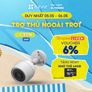 Camera WI-FI EZVIZ C3TN 2MP, Ngoài Trời, Không/Có Màu Ban Đêm, IP68