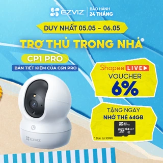 Camera WI-FI EZVIZ C6N Pro 3MP Trong nhà, Quay Quét 360 Độ, Đàm Thoại 2 Chiều - Bản nâng cấp C6N